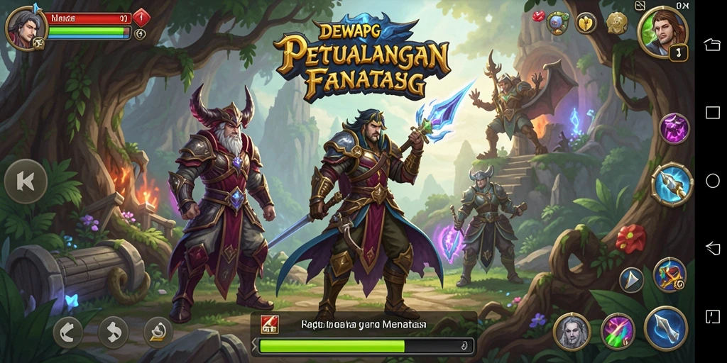 Tampilan gameplay DEWAPG yang menarik dan penuh aksi.