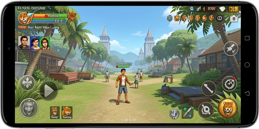 Gameplay F7F7 yang menarik dengan tantangan seru di setiap level.