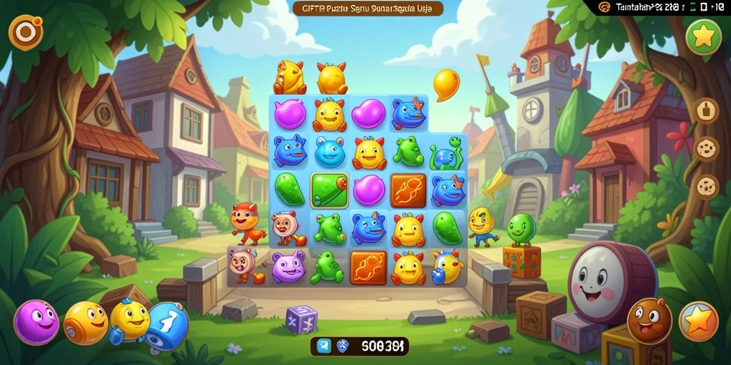 Screenshot gameplay GIFTRP288 yang menampilkan tantangan puzzle yang seru.