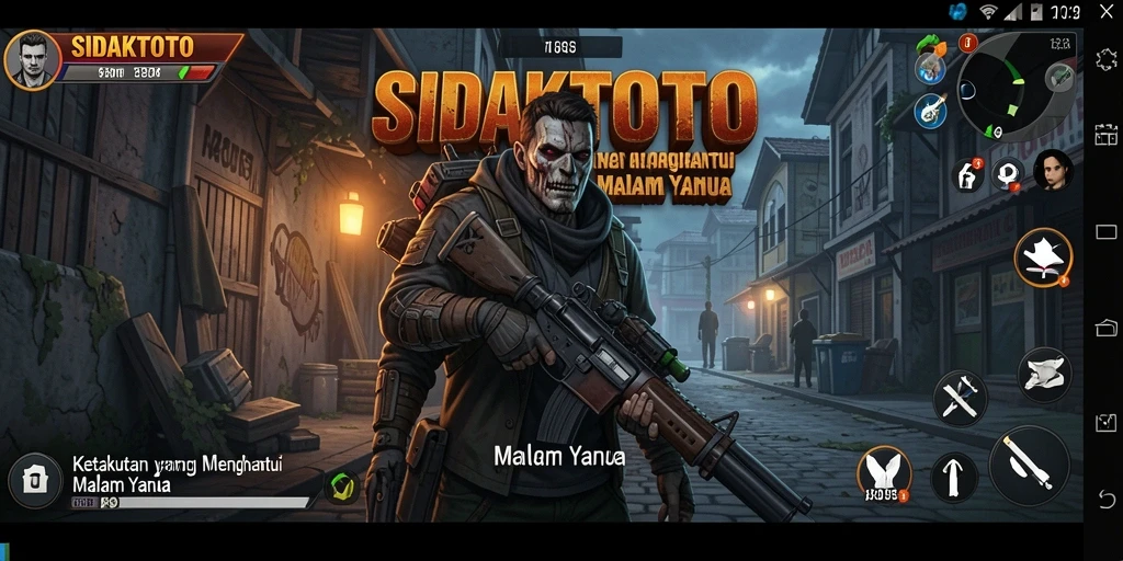 Tangkapan layar menunjukkan aksi menegangkan dalam gameplay SIDAKTOTO.