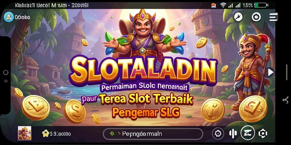 Tampilan gameplay SLOTALADIN yang menarik dan menghibur.
